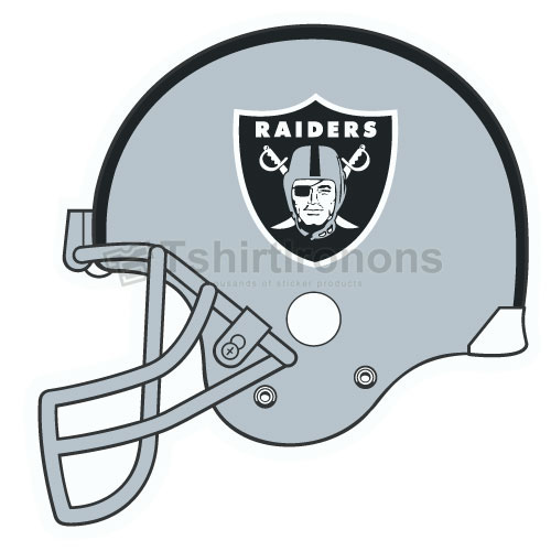 Oakland Raiders T-shirts Iron On Transfers N670 - Click Image to Close